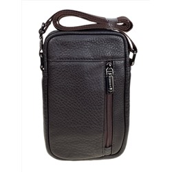 Сумка мужская из натуральной кожи, цвет коричневый