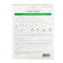 Petitfee, Silk Amino Serum, маска, 10 шт. по 25 г