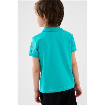 Джемпер трикотажный с воротником поло для мальчиков PLAYTODAY, 1239831