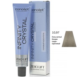 CONCEPT Infinity Crystal Гелевый полуперманентный краситель для волос 10/97 очень светлый блондин сандре-коричневый 60 мл