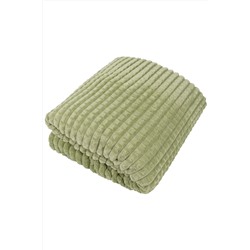 Плед Амели, велсофт Carre, 100% полиэстер, Олива