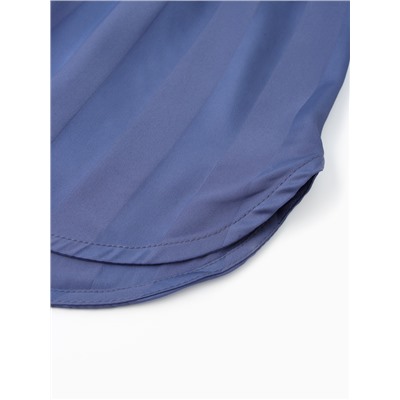 Пижама женская (рубашка, шорты) KAFTAN «Полоса», размер 48-50, синяя