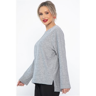 Джемпер трикотажный Ютта (серый) Б14726-30М