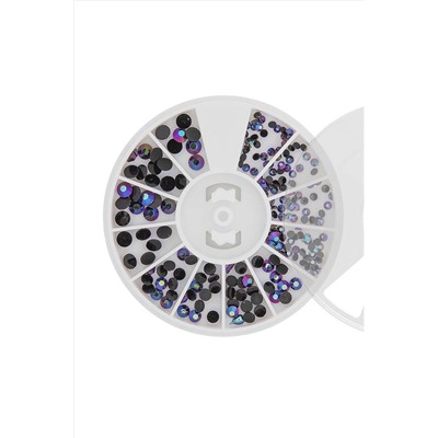 Nail Art Набор страз для ногтей №9, фиолетовый KRISTALLER, 1107736