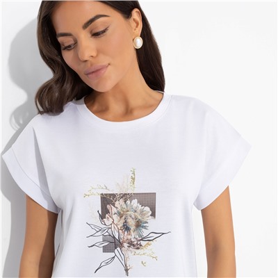 Футболка, Оттенок настроения (flowers)