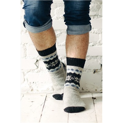 Носки шерстяные шерстяные мужские Снегопад НАТАЛИ, 1056137