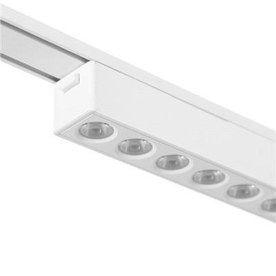 Светильник трековый ULTRA «Линза», светодиодный, 24 Вт, 48 В, 3000K-5700К, CRI90, 44.5×2.6×2.4 см, белый