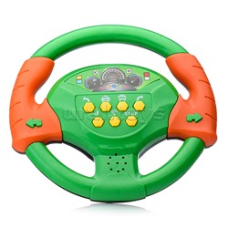 Руль "Весело рулить" музыкальный, в пакете