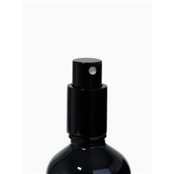 Флакон для парфюма, стеклянная, с распылителем Black, 100 мл, чёрный