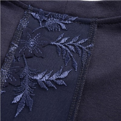 Лонгслив с разрезами на рукавах, Образ решает (синий)