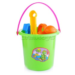 Комплект "Большой" совок+2 формочки с лейкой мал