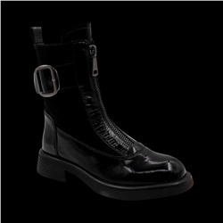 Ботинки из натуральной кожи Р-220-1 черные