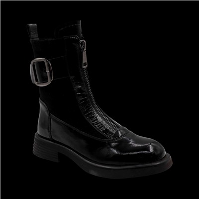 Ботинки из натуральной кожи Р-220-1 черные