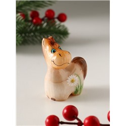 Фигурка «Лошадка довольная» 7×5.5 см, селенит