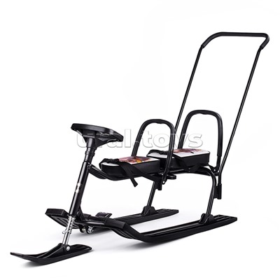 Игрушка Снегокат детский 505 "TWINS BABY PUSH" для двоих (Ёжики)