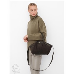 Сумка женская кожаная 2346YF gray green Polina&Eiterou  в Новосибирске