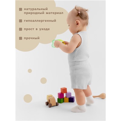 Шорты «Крошка Я» Melange, рост 92-98, серые