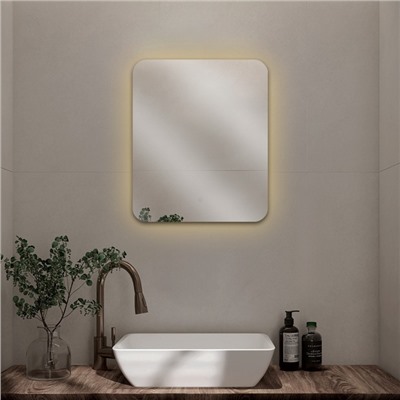 Зеркало интерьерное настенное «Рубин», с LED – подсветкой, сенсорное, 50×60 см