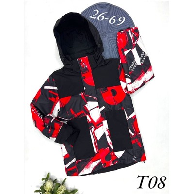 Куртка T08 красный