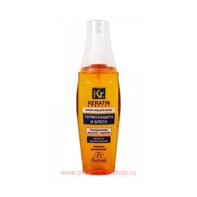 Ф-581 Keratin Complex Спрей-уход для волос Термозащита и блеск 135 мл