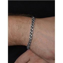 Браслет из чернёного серебра 925 пробы 2-007ча