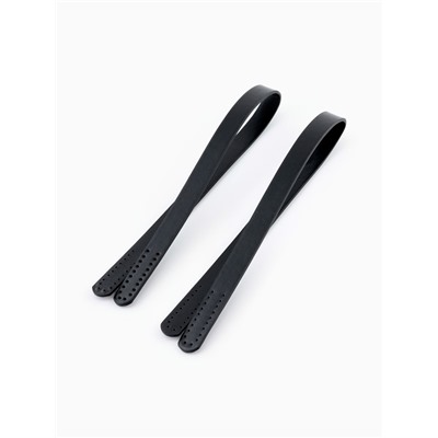 Ручки для сумки, пара, 52±2×2 см, чёрные
