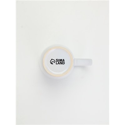 УЦЕНКА Кружка керамическая новогодняя «С новым годом! Снежинки», 530 мл