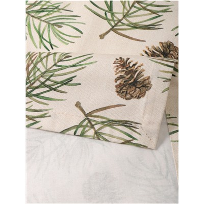 Скатерть новогодняя «Этель» Christmas tree 147×180± 3 см, 100% хлопок, саржа 190 г/м²