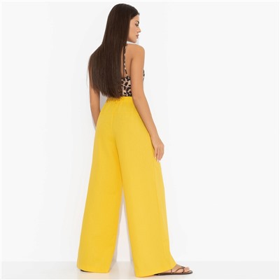 Брюки льняные, Легкость льна (желтые)