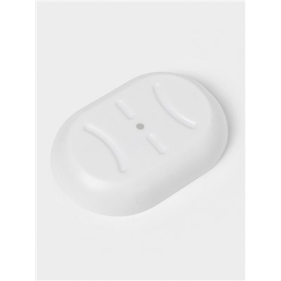 Набор для ванной комнаты Aqua, 4 предмета, пластик, белый