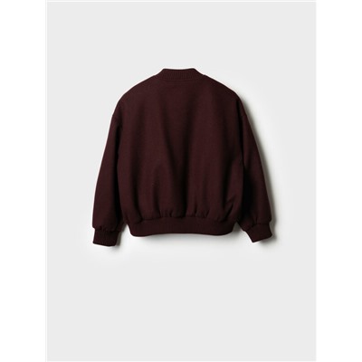 Куртка текстильная для девочек (бомбер)