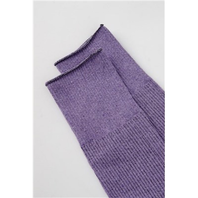 Гольфы женские Ретро (набор 2 пары) (Темно-сиреневый)