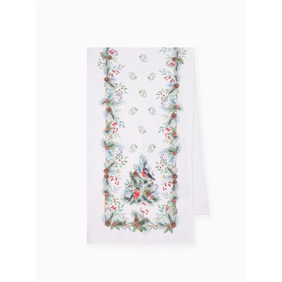 Дорожка новогодняя на стол «Этель» Christmas bells 40×147±5 см, 100% хл, саржа 190 г/м²
