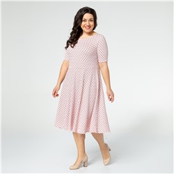 Платье, трикотаж, розовый