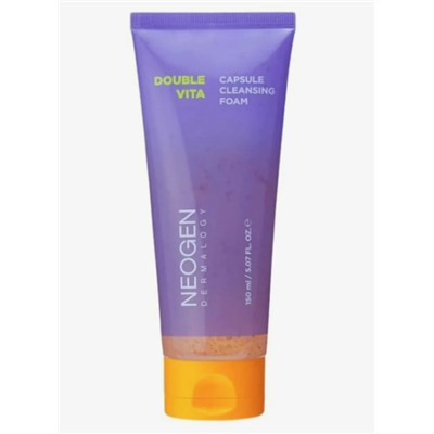 Neogen Витаминная гель-пенка для умывания Double Vita Capsule Cleansing Foam