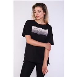 Костюм женский с велосипедками и футболкой 246а