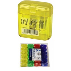 Точилка пластиковая с контейнером два отверстия 82721 Centrum