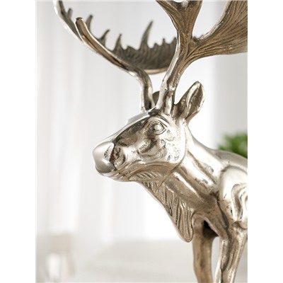 Сувенир «Лось», 33×23×31.5 см, алюминий