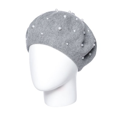 Берет женский Di Lana Юсонце Бусы