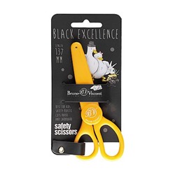 Ножницы детские 137 мм "BLACK EXCELLENCE. ГУСИ" в чехле 60-0028/02 Bruno Visconti