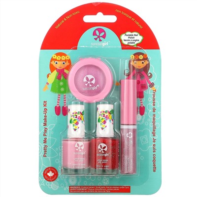 SuncoatGirl, Pretty Me Play Make-Up Kit, Angel, 4 Piece Set