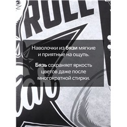 Комплект наволочек «Этель» Rock star, 50×70 см, 2 шт., бязь, хлопок 100%