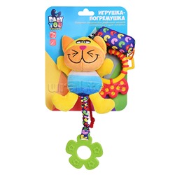 Мягкая подвеска с колокольчиком 40 см., "Кот"