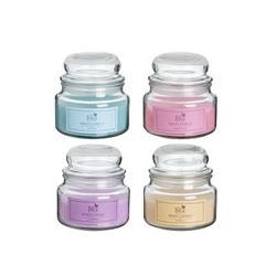 Cвеча ароматизированная Grace Candle 170 гр. ваниль, хлопок, лаванда, красные фрукты NEW GALAXY