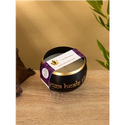 Свеча в чаше Yoga heal the soul, 200 г, 8.5×7 см, соевый воск, чёрная