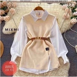 двойка рубашка +жилет