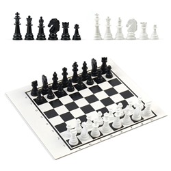 Настольная игра 2 в 1 «Надо думать»: шашки, шахматы