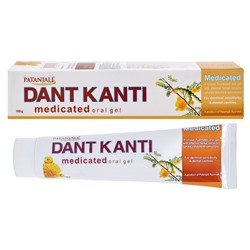 Patanjali Ayurveda Dant Kanti - Medicated Gel / Зубная паста-гель Патанджали 100 г
