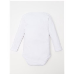 Боди с длинным рукавом Крошка Я «Пухляш», рост 86-92 см, цвет белый