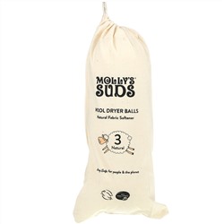 Molly's Suds, Шарики для Шерсти в Сушилке, 3 Шара